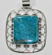 Turquoise Pendant P155 - Click Image to Close